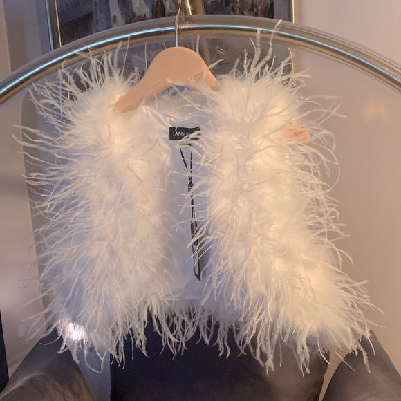 La Marque DIDINA | FEATHER SHRUG - Picture 4 of 5